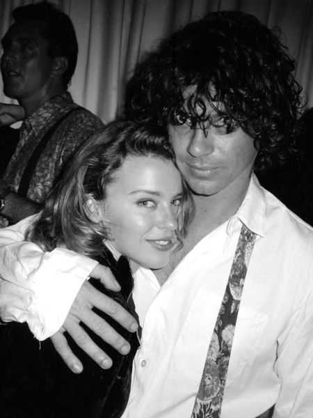 Kylie Minogue and Michael Hutchence at his 30th birthday, Sydney, 1990 